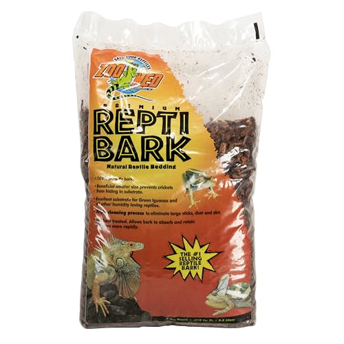 Zoo Med Repti Bark – Terrarium Decor, kleine natürliche Tannenrinde, wiederverwendbar, 8.8 l von Zoo Med