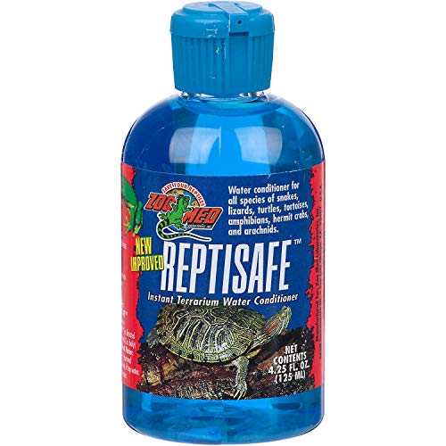 Zoo Med Reptisafe Conditioner – Süßer Aquarien-Bioconditioner, macht Leitungswasser sicher, neutralisiert für Fische und Schildkröten schädliche Substanzen, 125 ml von Zoo Med