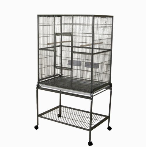 Zoo-Shop Vogelvoliere Wellensittichkäfig Voliere Vogelkäfig Birdie 86x54x156cm von Zoo-Shop