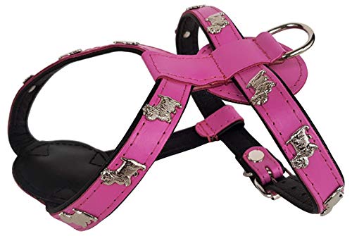 *Westie* HUNDEGESCHIRR - Geschirr, Brustkorb 42-47cm Echt Leder- ROSA *Westie* HUNDEGESCHIRR - Geschirr, Brustkorb 42-47cm Echt Leder- ROSA von ZooLeszcz