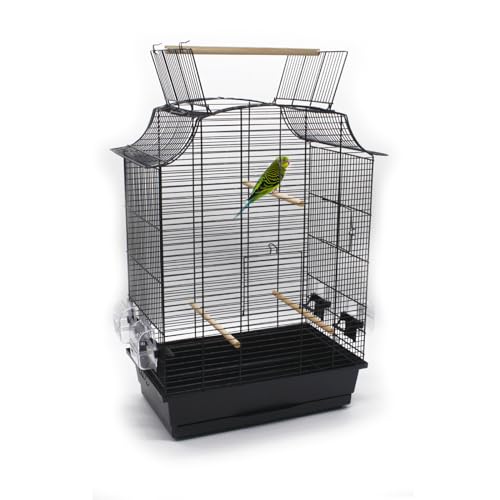 Vogelkäfig Greta Cabrio 65x44x28cm Wellensittich Kanarien Käfig Vogelhaus Voliere NEU von ZooPaul