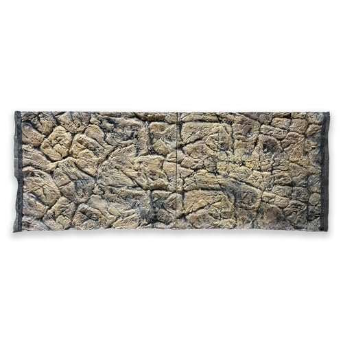 ZooPaul 3D Aquarium Rückwand dünn 120x50 Aquarienhintergrund Hintergrund Terrarium Dekoration von ZooPaul