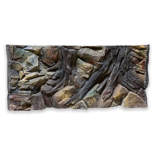 ZooPaul Aquarium Rückwand 3D Wurzel 120x60 cm von ZooPaul