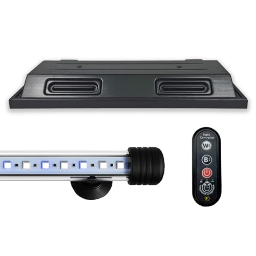 ZooPaul DayNight LED Aquarium Abdeckung 80x35cm Tageslicht Nachtlicht Terrarium Beleuchtung Timer Dimmer von ZooPaul