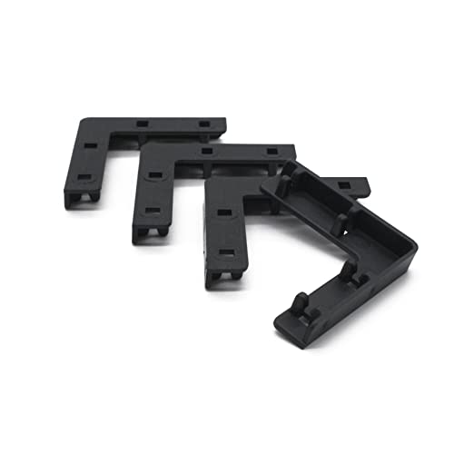 ZooPaul Eckverbinder Hasenkäfig Käfig Halter Verbinder Nagerkäfig Gitterhalter schwarz von ZooPaul