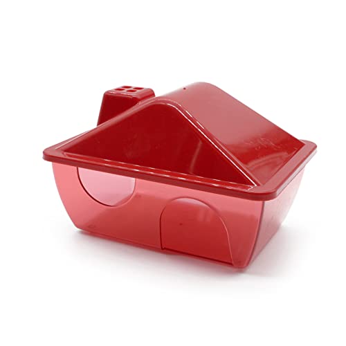 ZooPaul Häuschen Haus 15x9cm Nagerkäfig Kleintierkäfig versch. Farben Spielzeug Rot ZooPaul Häuschen Haus 15x9cm Nagerkäfig Kleintierkäfig versch. Farben Spielzeug Rot von ZooPaul