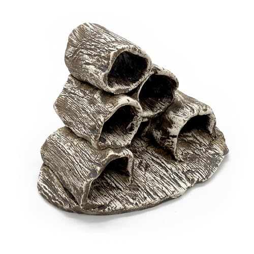 ZooPaul Keramik Deko Aquarium Terrarium Garnelenhöhle Krebshöhle Krebsröhren Versteck ZooPaul Keramik Deko Aquarium Terrarium Garnelenhöhle Krebshöhle Krebsröhren Versteck von ZooPaul