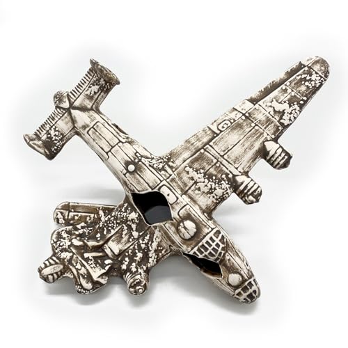 ZooPaul Keramik Deko abgestürztes Flugzeug Bomber Flieger Dekoration Aquarium Terrarium Versteck für Fische ZooPaul Keramik Deko abgestürztes Flugzeug Bomber Flieger Dekoration Aquarium Terrarium Versteck für Fische von ZooPaul
