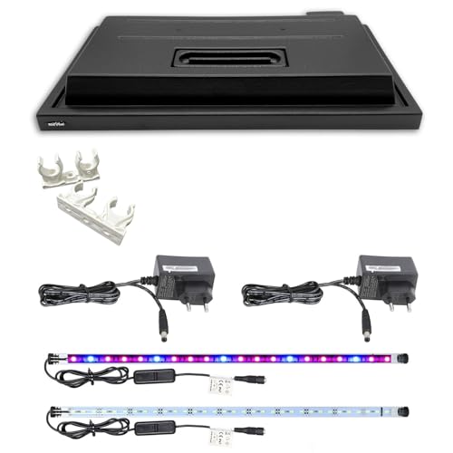 ZooPaul MLineLEDAbdeckung (60x30cm 2X LED Pflanze + weiß) von ZooPaul