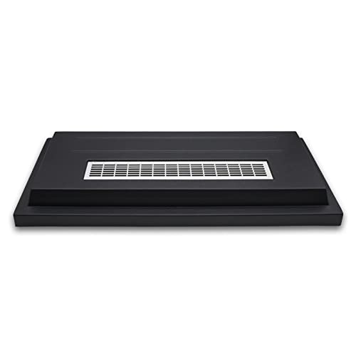 ZooPaul Terrarium Abdeckung schwarz 80x35 100x40 ohne Beleuchtung Deckel Haube 100x40 Gitter Silber, ohne Beleuchtung von ZooPaul