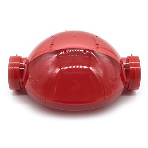 ZooPaul UFO für Kleintierkäfig Nagerkäfig Spielzeug Versteck Maus Hamster versch. Farben Rot von ZooPaul