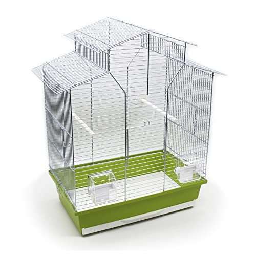 Zoopaul Vogelkäfig IZA 2 II Limette 52x30x60 cm Wellensittiche Kanarien Käfig von ZooPaul