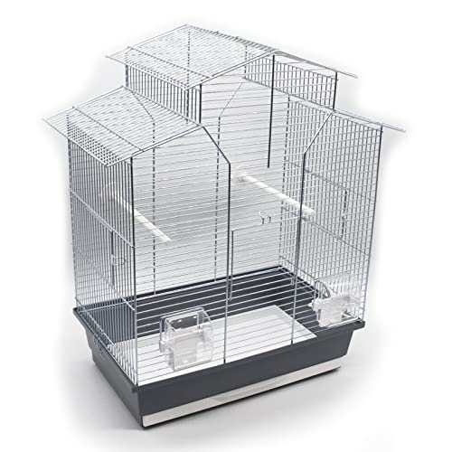 Zoopaul Vogelkäfig IZA 2 II grau 52x30x60 cm Wellensittiche Kanarien Käfig NEU Zoopaul Vogelkäfig IZA 2 II grau 52x30x60 cm Wellensittiche Kanarien Käfig NEU von ZooPaul