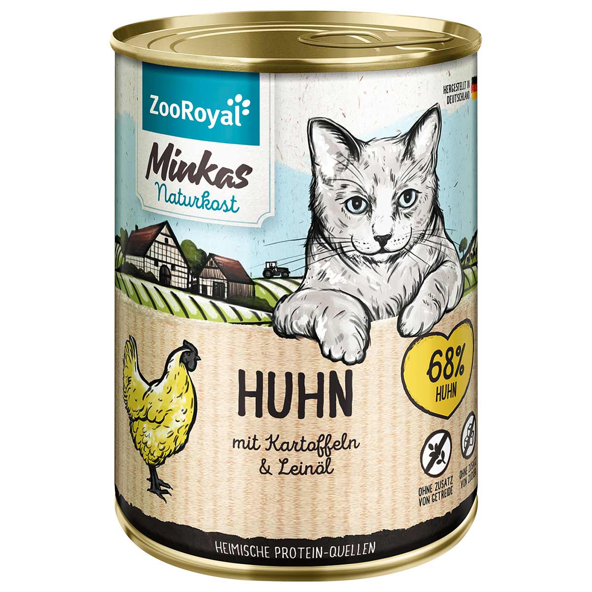 ZooRoyal Minkas Huhn mit Kartoffeln 12x400g von ZooRoyal Minkas Naturkost