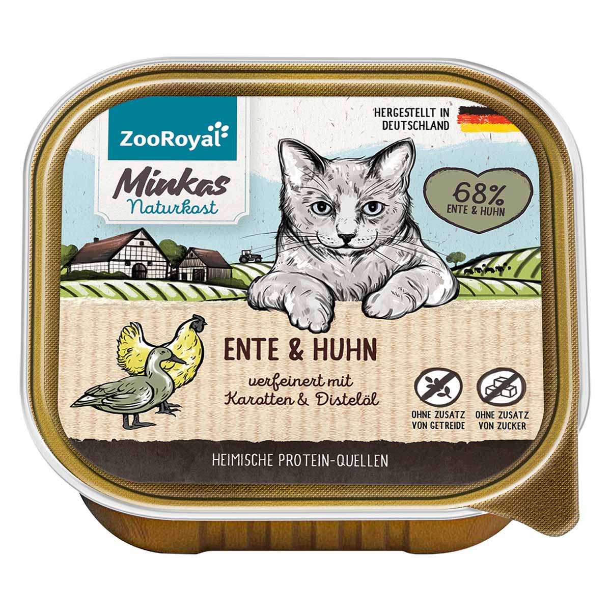 ZooRoyal Minkas Naturkost Ente und Huhn mit Karotten 100g ZooRoyal Minkas Naturkost Ente und Huhn mit Karotten 100g von ZooRoyal Minkas Naturkost