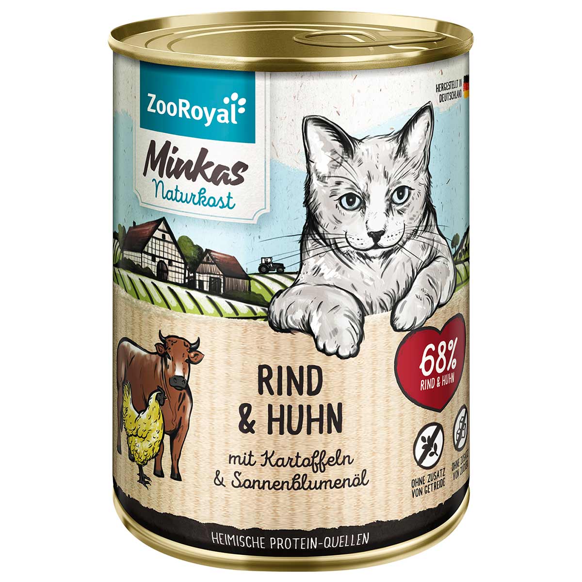 ZooRoyal Minkas Rind und Huhn mit Kartoffeln 400g ZooRoyal Minkas Rind und Huhn mit Kartoffeln 400g von ZooRoyal Minkas Naturkost