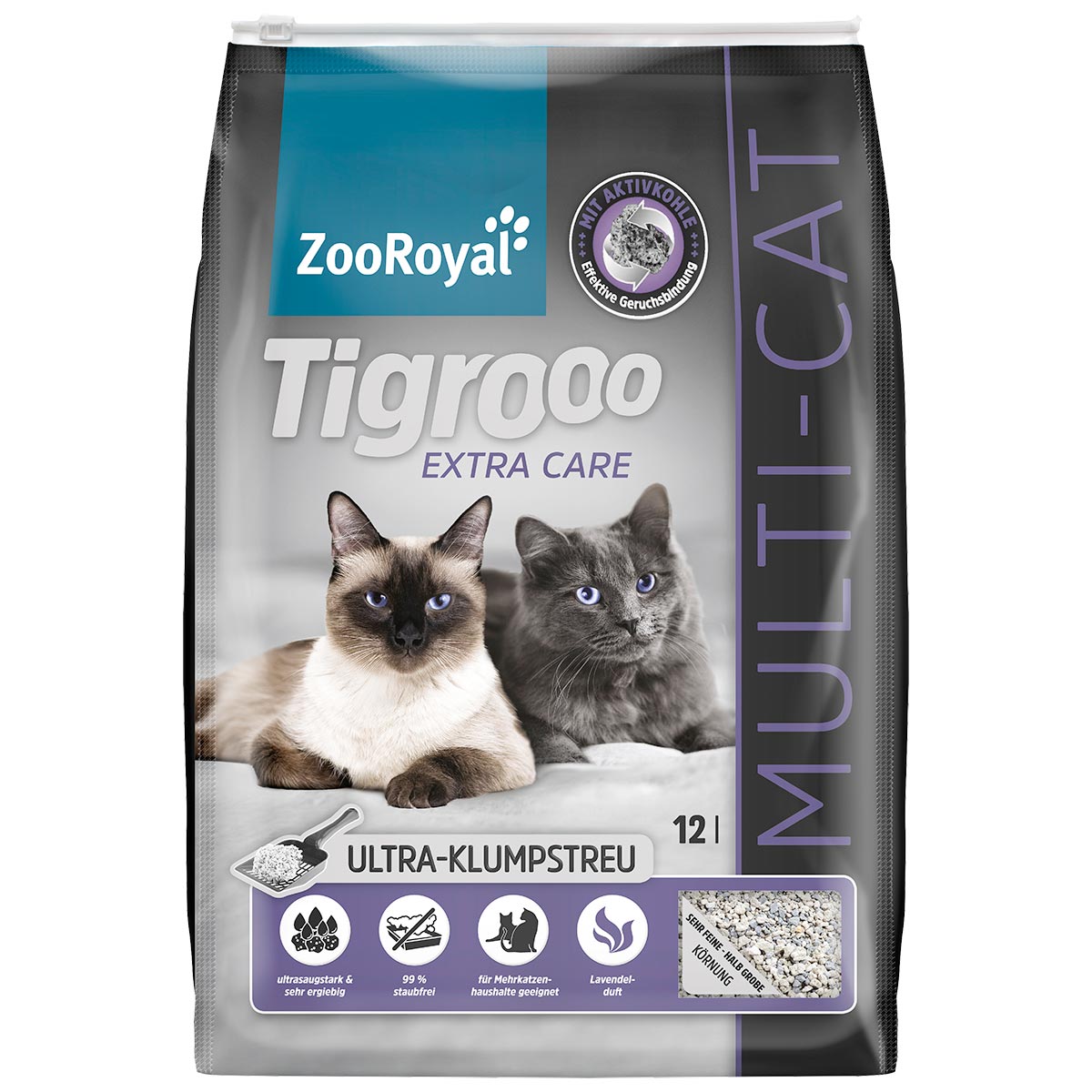 ZooRoyal Tigrooo Multi-Cat 12l von ZooRoyal Tigrooo