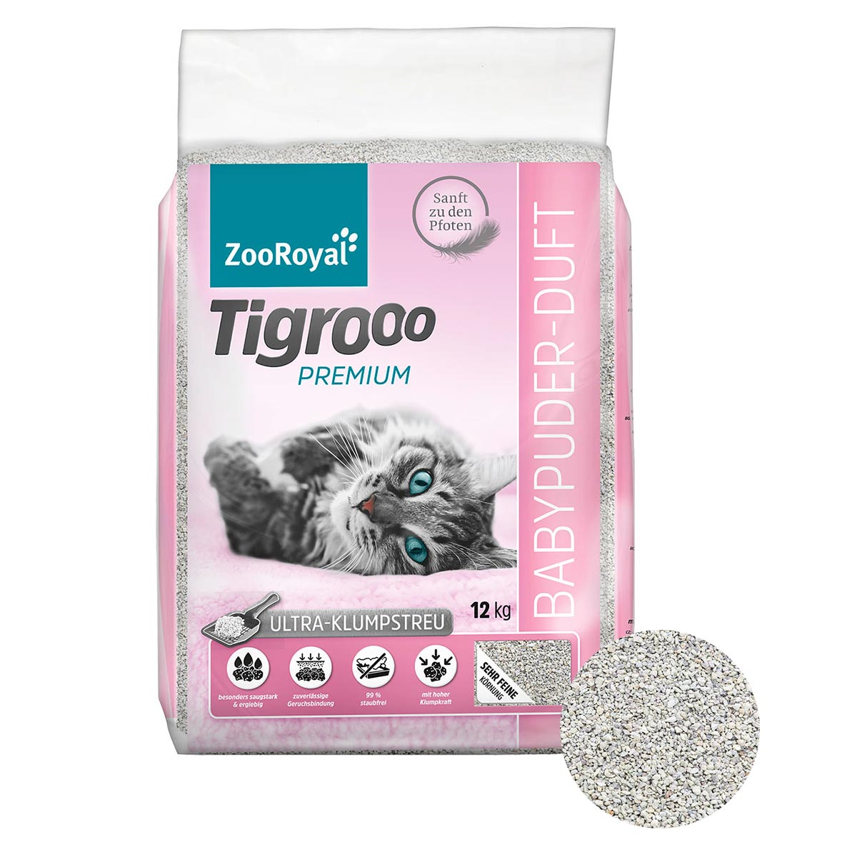 ZooRoyal Tigrooo mit Babypuderduft 12kg von ZooRoyal Tigrooo