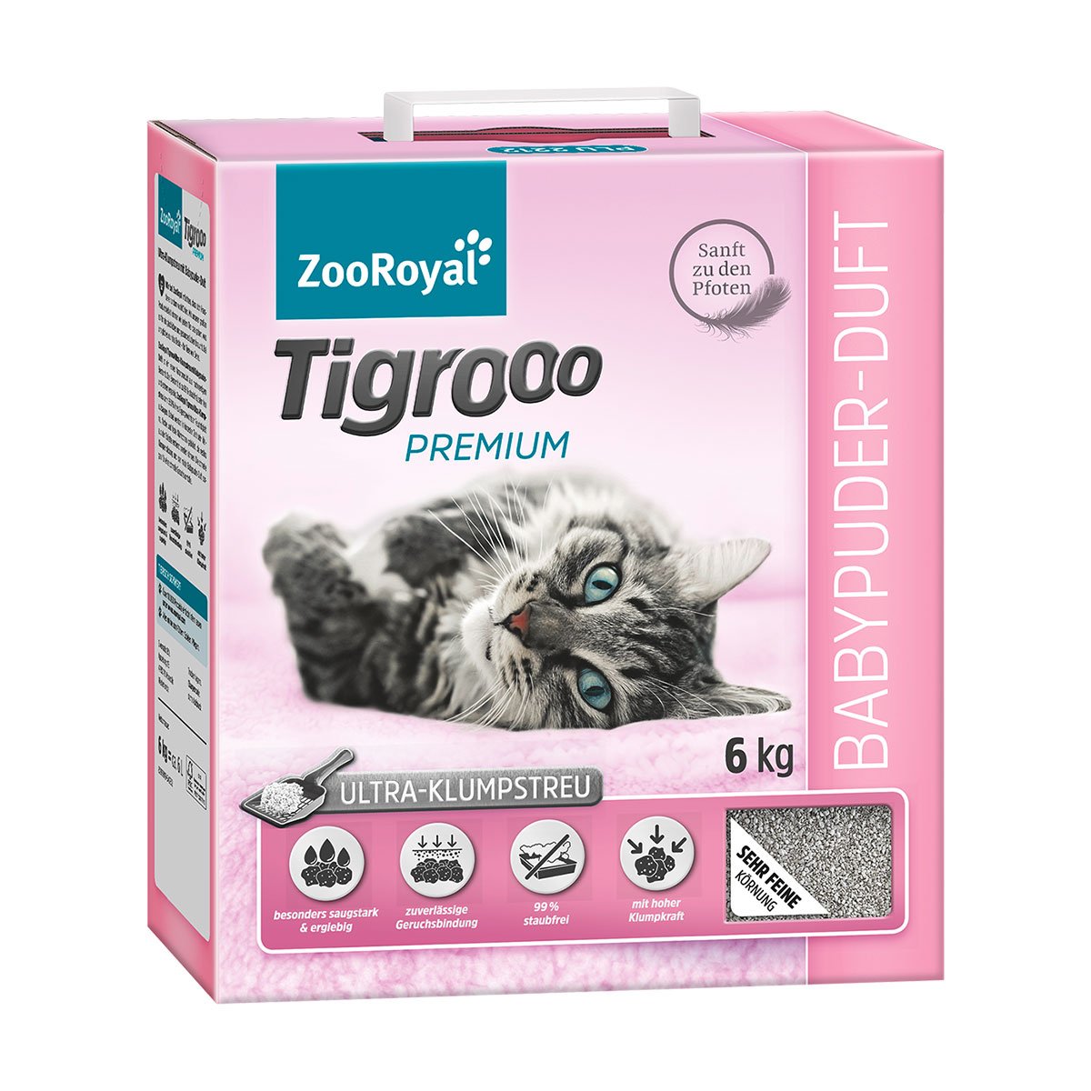 ZooRoyal Tigrooo mit Babypuderduft 6kg von ZooRoyal Tigrooo