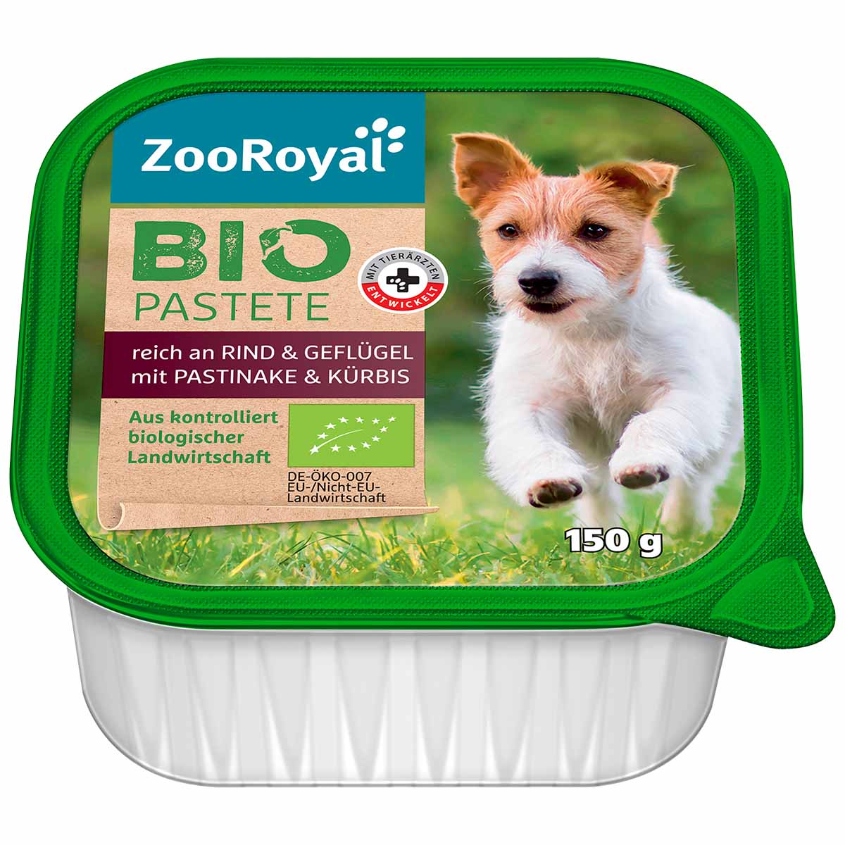 ZooRoyal Bio Pastete Rind & Geflügel mit Pastinake & Kürbis 11x150g ZooRoyal Bio Pastete Rind & Geflügel mit Pastinake & Kürbis 11x150g von ZooRoyal