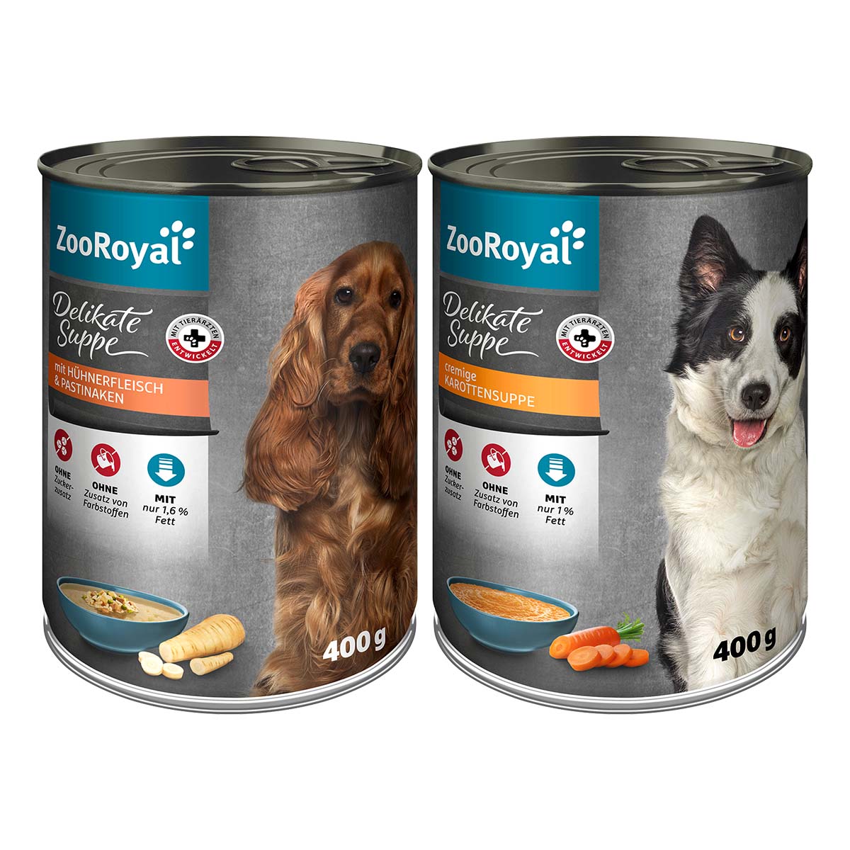 ZooRoyal Delikate Suppe Mixpaket 12x400g ZooRoyal Delikate Suppe Mixpaket 12x400g von ZooRoyal