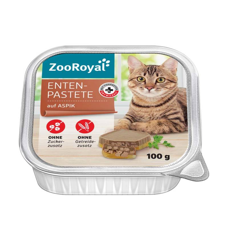 ZooRoyal Entenpastete auf Aspik 16x100g von ZooRoyal