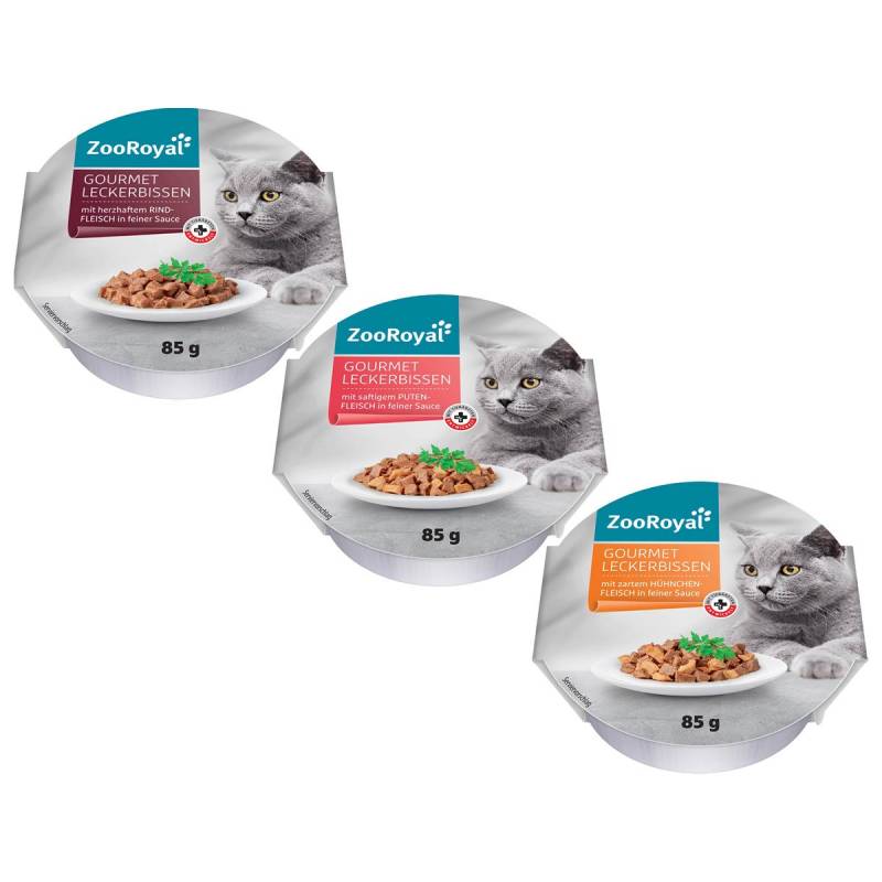 ZooRoyal Gourmet Leckerbissen Mixpaket 18x85g von ZooRoyal