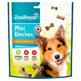 ZooRoyal Hundeleckerli Miniknochen reich an Geflügel, 8er Pack (8 x 100g) von ZooRoyal