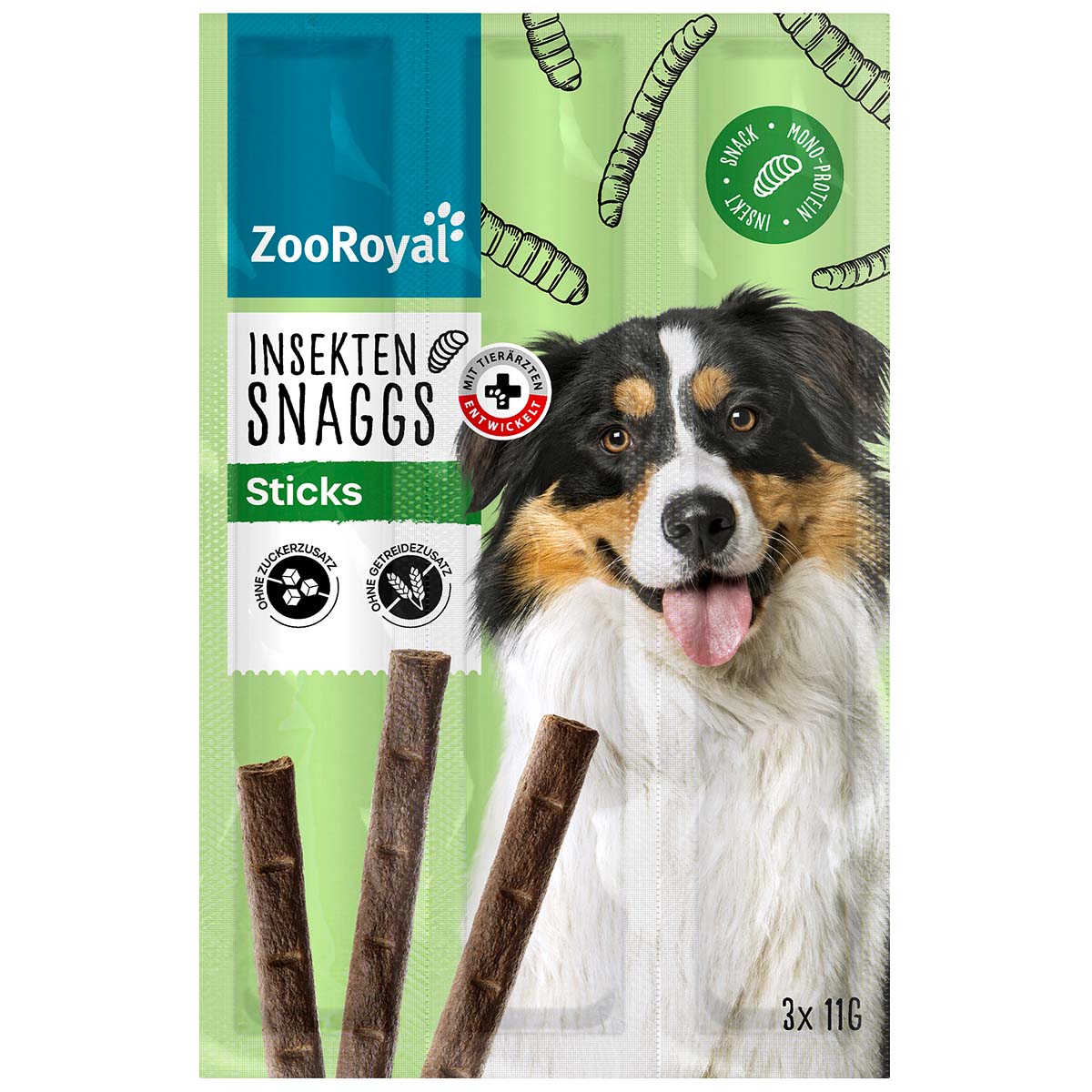 ZooRoyal Insekten Snaggs Sticks 21x11g von ZooRoyal