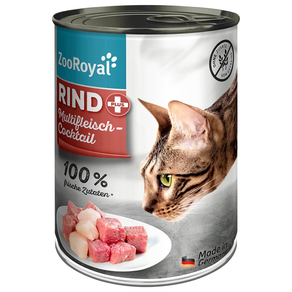 ZooRoyal Katze Rind + Multifleischcocktail 12x400g von ZooRoyal