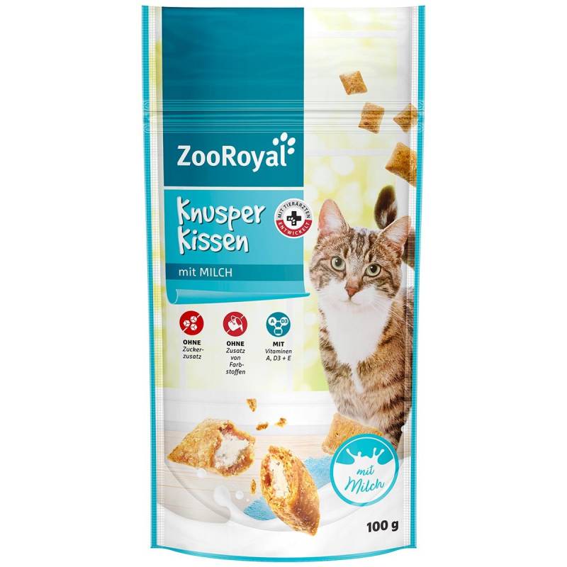 ZooRoyal Knusperkissen mit Milch 100 g von ZooRoyal