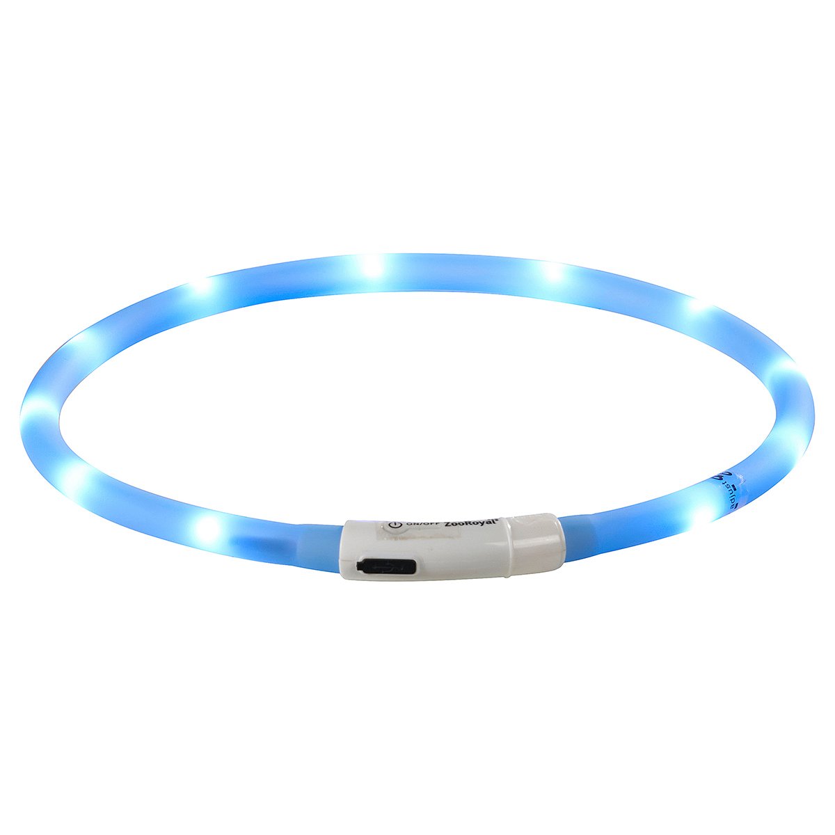 ZooRoyal LED Leuchthalsband USB blau von ZooRoyal