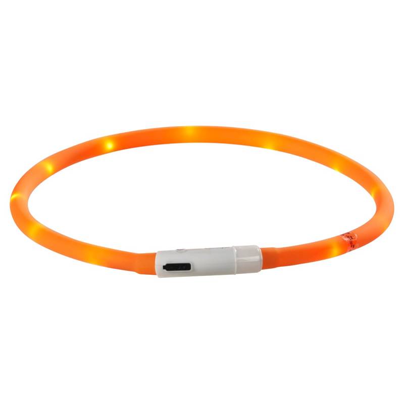 ZooRoyal LED Leuchthalsband USB orange von ZooRoyal