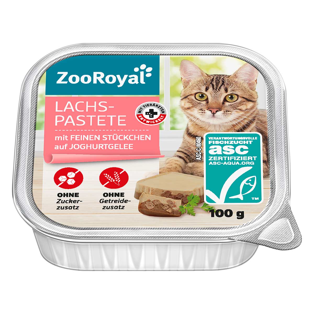 ZooRoyal Lachspastete mit feinen Stückchen auf Joghurtgelee 16x100g ZooRoyal Lachspastete mit feinen Stückchen auf Joghurtgelee 16x100g von ZooRoyal