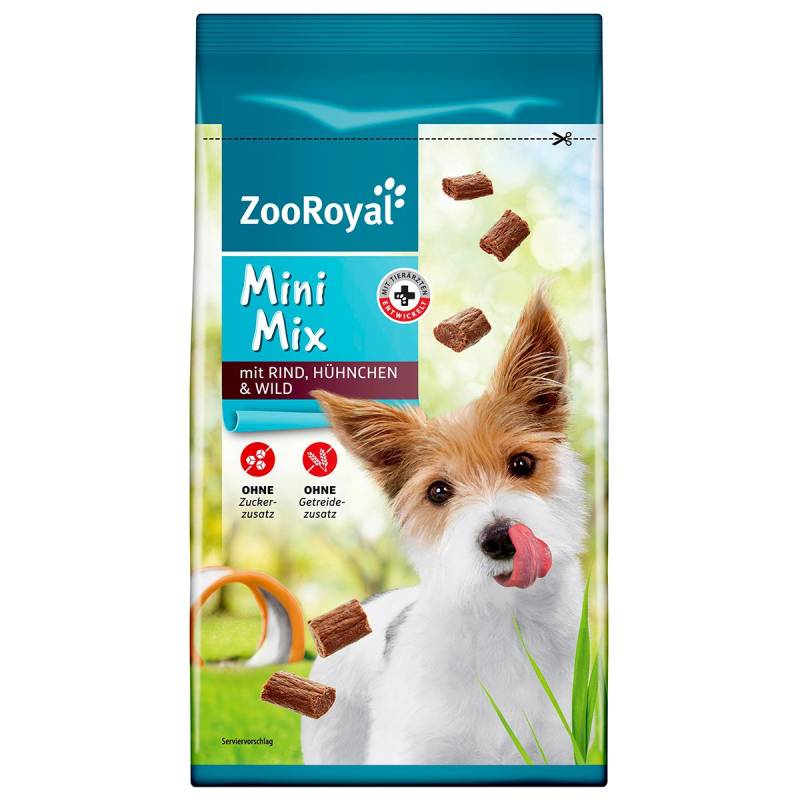ZooRoyal Mini Mix mit Rind, Geflügel & Wild 7x60g von ZooRoyal