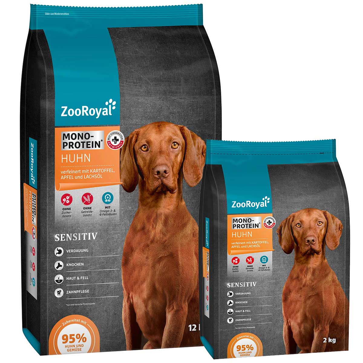 ZooRoyal Monoprotein Huhn Trockenfutter 12kg+2kg gratis ZooRoyal Monoprotein Huhn Trockenfutter 12kg+2kg gratis von ZooRoyal