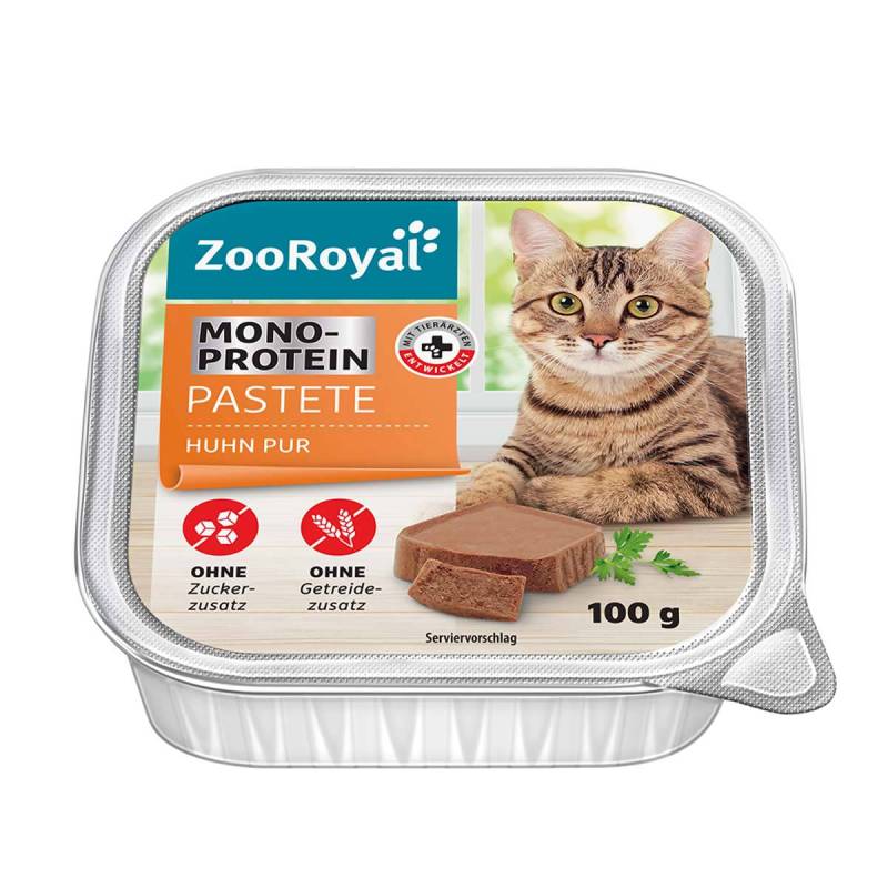 ZooRoyal Monoprotein Pastete Huhn Pur 16x100g von ZooRoyal