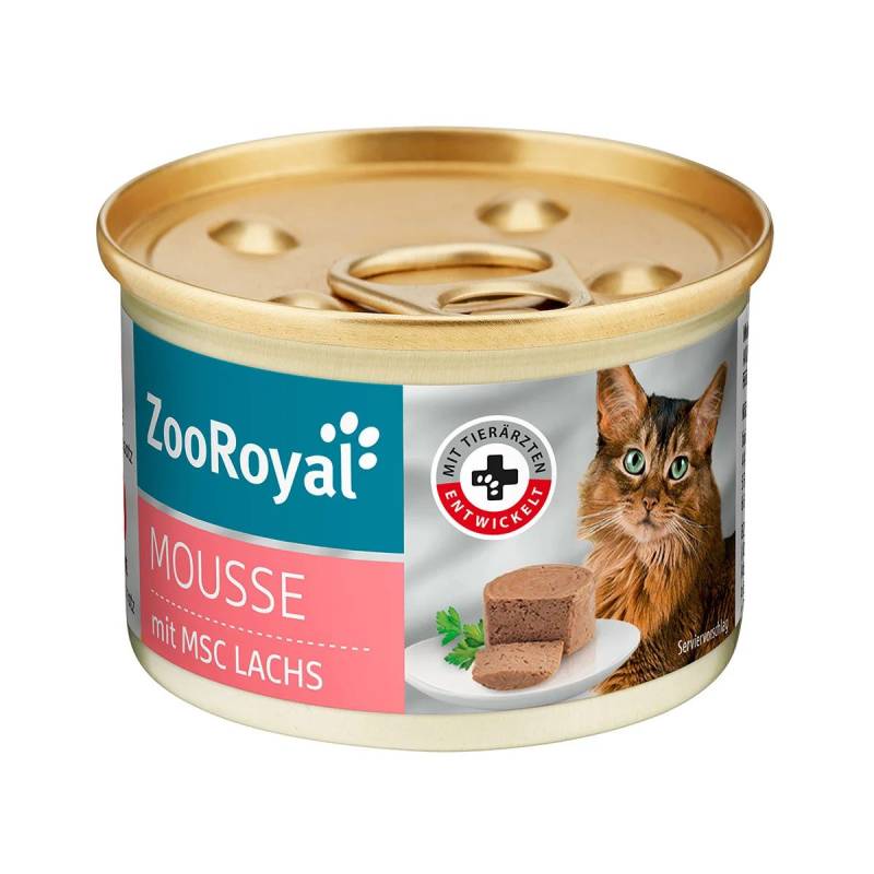 ZooRoyal Mousse mit Lachs 12x85g von ZooRoyal