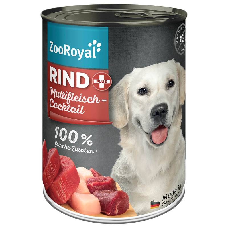 ZooRoyal Rind + Multifleischcocktail 6x400g von ZooRoyal