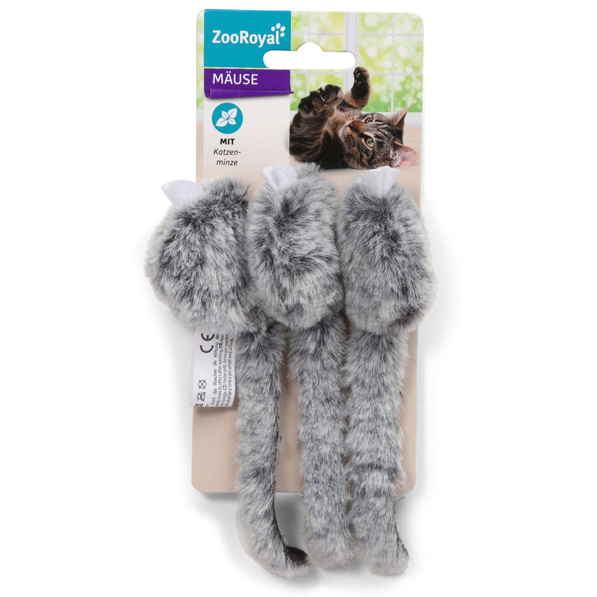 ZooRoyal Spielmäuse mit Katzenminze 3er Set ZooRoyal Spielmäuse mit Katzenminze 3er Set von ZooRoyal