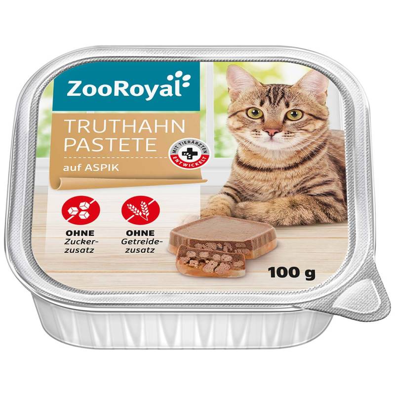 ZooRoyal Truthahnpastete auf Aspik 16x100g von ZooRoyal