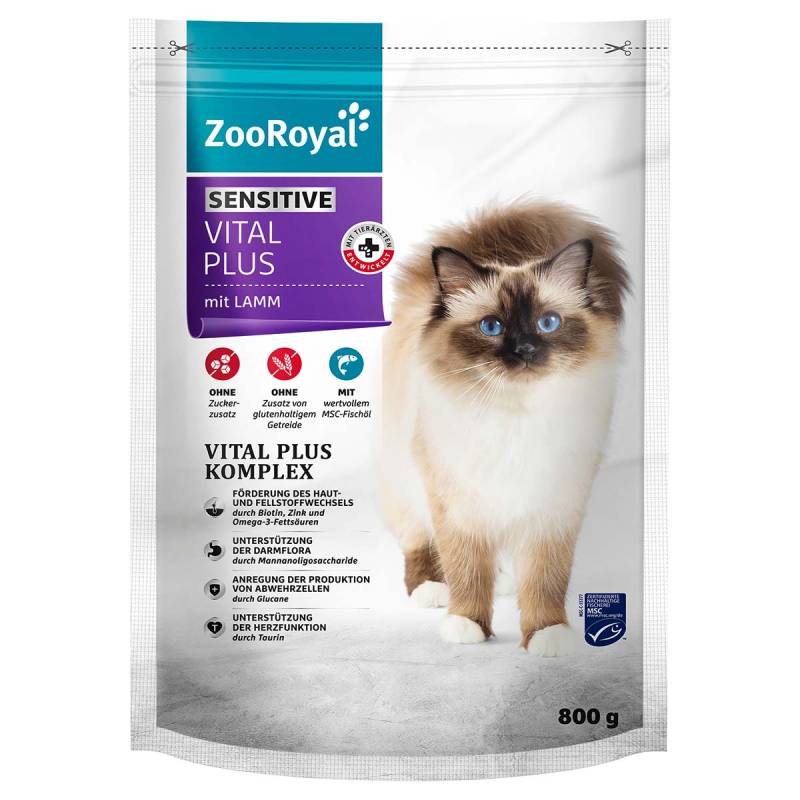 ZooRoyal Vital Plus Sensitive mit Lamm 800g von ZooRoyal