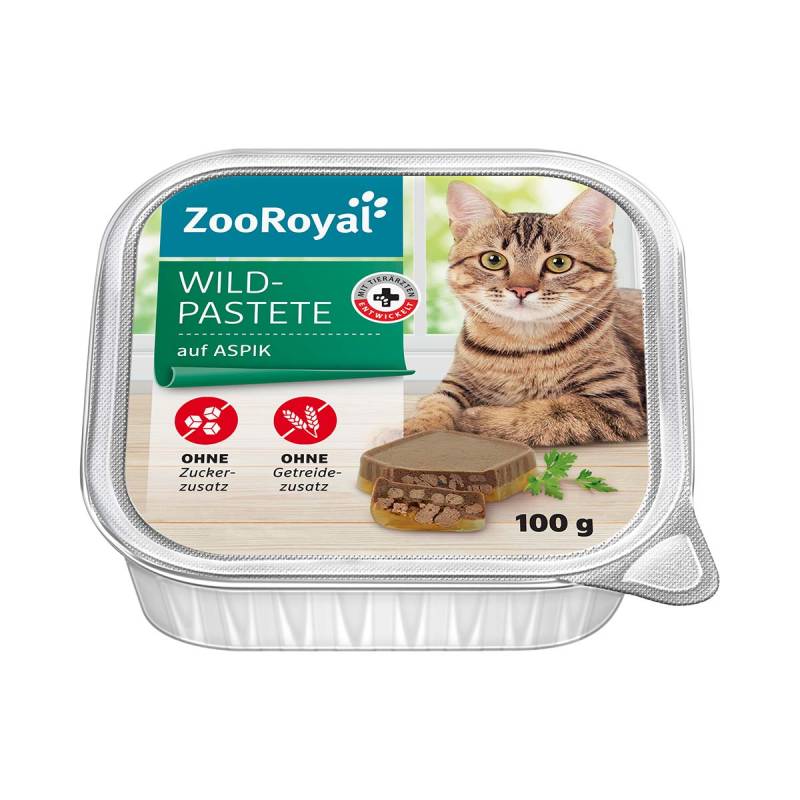 ZooRoyal Wildpastete auf Aspik 16x100g von ZooRoyal