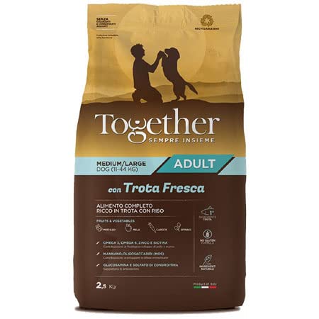 Zoodiaco Together Dog Adult Kroketten Medium Large Forelle kg 12 von Zoodiaco