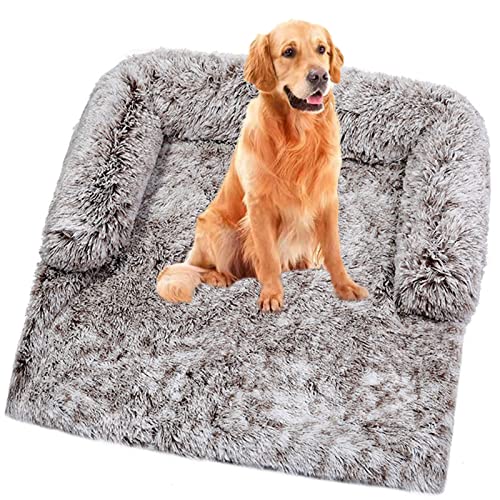 Calming Hundebett, Groß, Gemütlich, Matratze Mit 4cm Langem Plüsch Für Haustiere, Bequemes Sofa, Hundebett, Waschbar, Rutschfest, Kissen Für Kleine, Mittelgroße Und Große Katzen, Hunde von Zoomlie