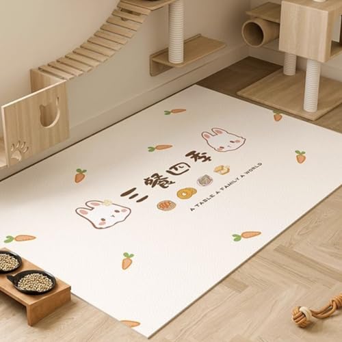 Haustiermatten mit niedlichem Cartoon-Muster, wasserdicht, Antifouling-Matten, bequem, weich, mit sicherer, rutschfester PVC-Unterseite für Flur, Schlafzimmer, Wohnzimmer, Küche (Stil 19,50 x 80 cm) Haustiermatten mit niedlichem Cartoon-Muster, wasserdicht, Antifouling-Matten, bequem, weich, mit sicherer, rutschfester PVC-Unterseite für Flur, Schlafzimmer, Wohnzimmer, Küche (Stil 19,50 x 80 cm) von Zoomlie