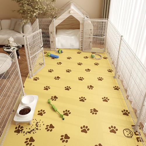 Rutschfeste Spielmatte, niedliches Design, Heimdekoration, leicht zu reinigen, wasserdicht, rechteckig, auslaufsicher, Krabbelmatte für Hunde, Katzen, Kinder (Stil 5,80 x 80 cm) von Zoomlie