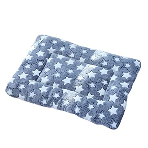 Zoomlie Hundebett, flauschig, Plüsch, Schlafdecke, Kistenbett, Kissen, waschbar, Welpen, Kätzchen, Matratze, Nest selbstwärmend, für verschiedene Haustiere (48 x 34 cm, D) von Zoomlie