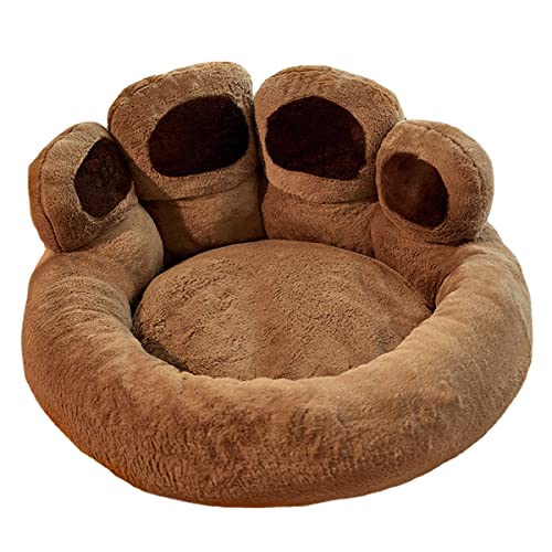 Zoomlie Hundehütte, Katzenhütte, warm, Tiefschlaf, klein, 65 cm, Braun von Zoomlie