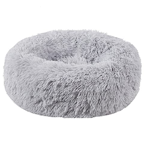 Zoomlie Rundes warmes kuscheliges Hundebett mit selbstwärmendem Donut-Haustierbett für Katzen, Hunde, Kätzchen, Welpen, Sofa, Bett für den Innenbereich, Anti-Angst, Grau 1,110 cm Zoomlie Rundes warmes kuscheliges Hundebett mit selbstwärmendem Donut-Haustierbett für Katzen, Hunde, Kätzchen, Welpen, Sofa, Bett für den Innenbereich, Anti-Angst, Grau 1,110 cm von Zoomlie